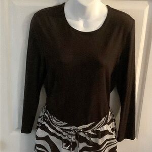 Michael Kors outfit pants and body suit size 6 pants bodysuit L